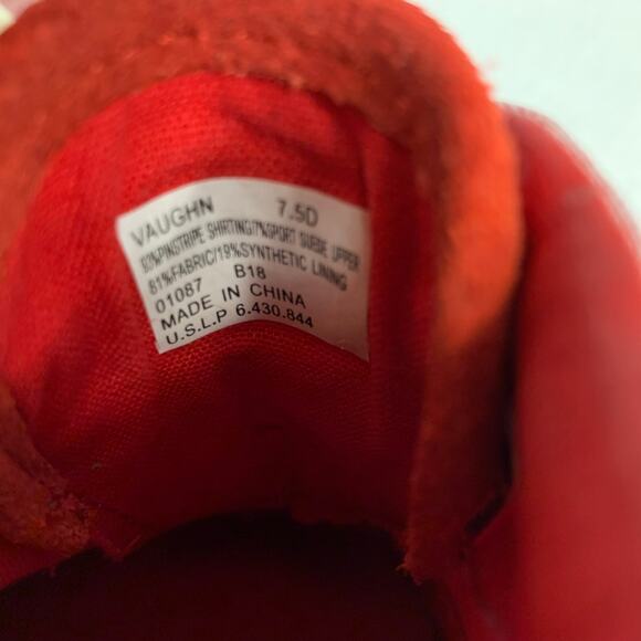 Polo Ralph Lauren Men's Vaughn Pinstripe Sneakers Size 7.5 - Picture 7 of 9